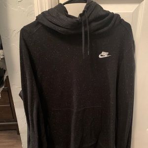 Nike Confetti Cowl / Funnel Neck Hooded Sweatshirt